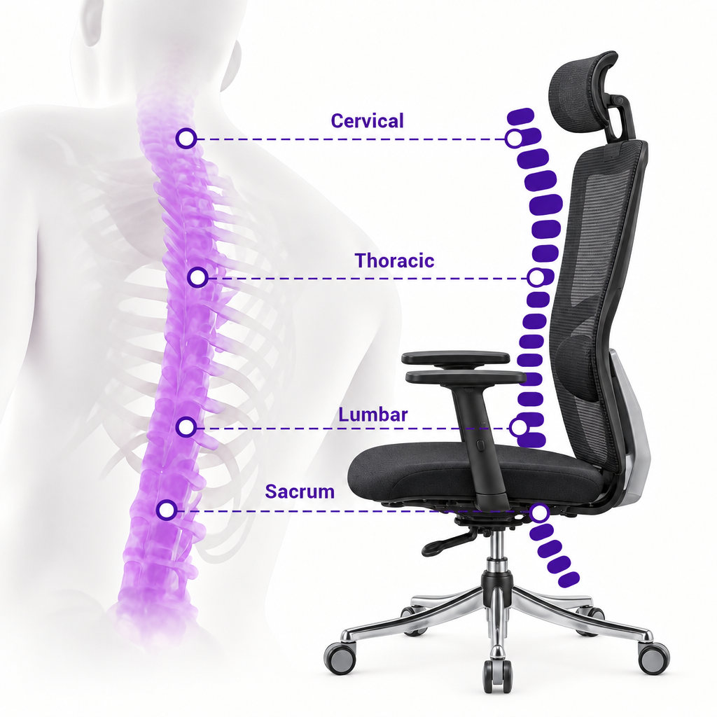 Sitvora Aura — Advanced High-Back Ergonomic Chair