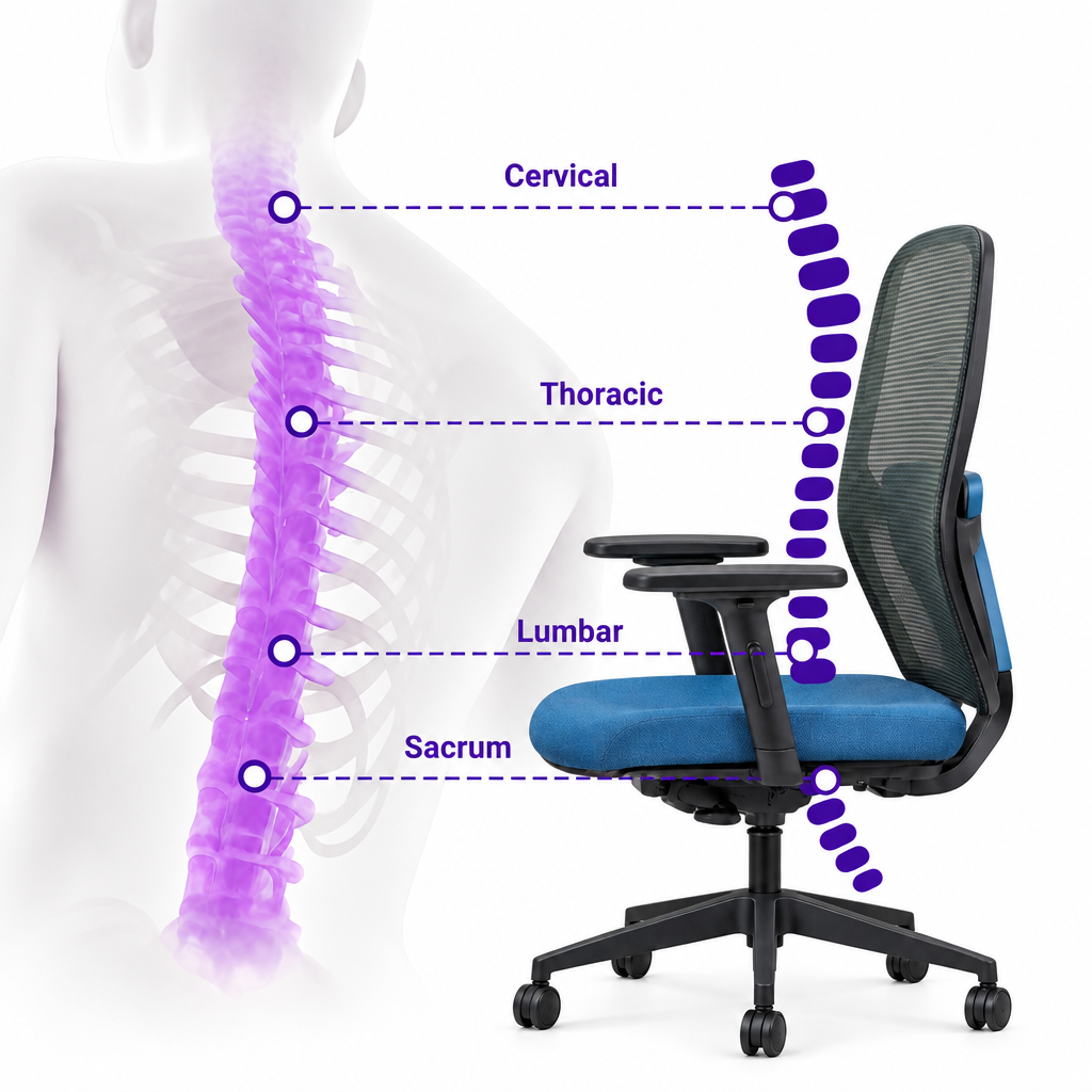 Sitvora Bravo — Mid-Back Ergonomic Office Chair