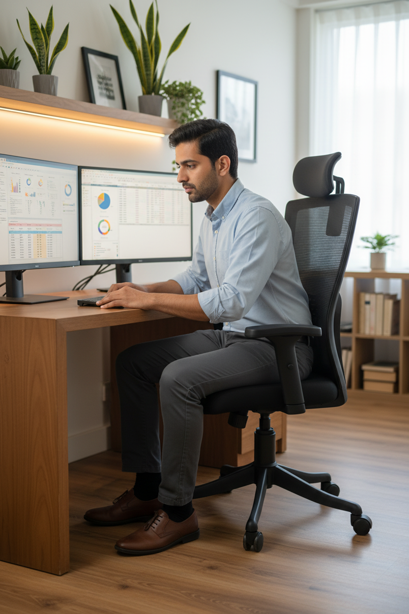 Sitvora Breeze — High-Back Mesh Ergonomic Chair