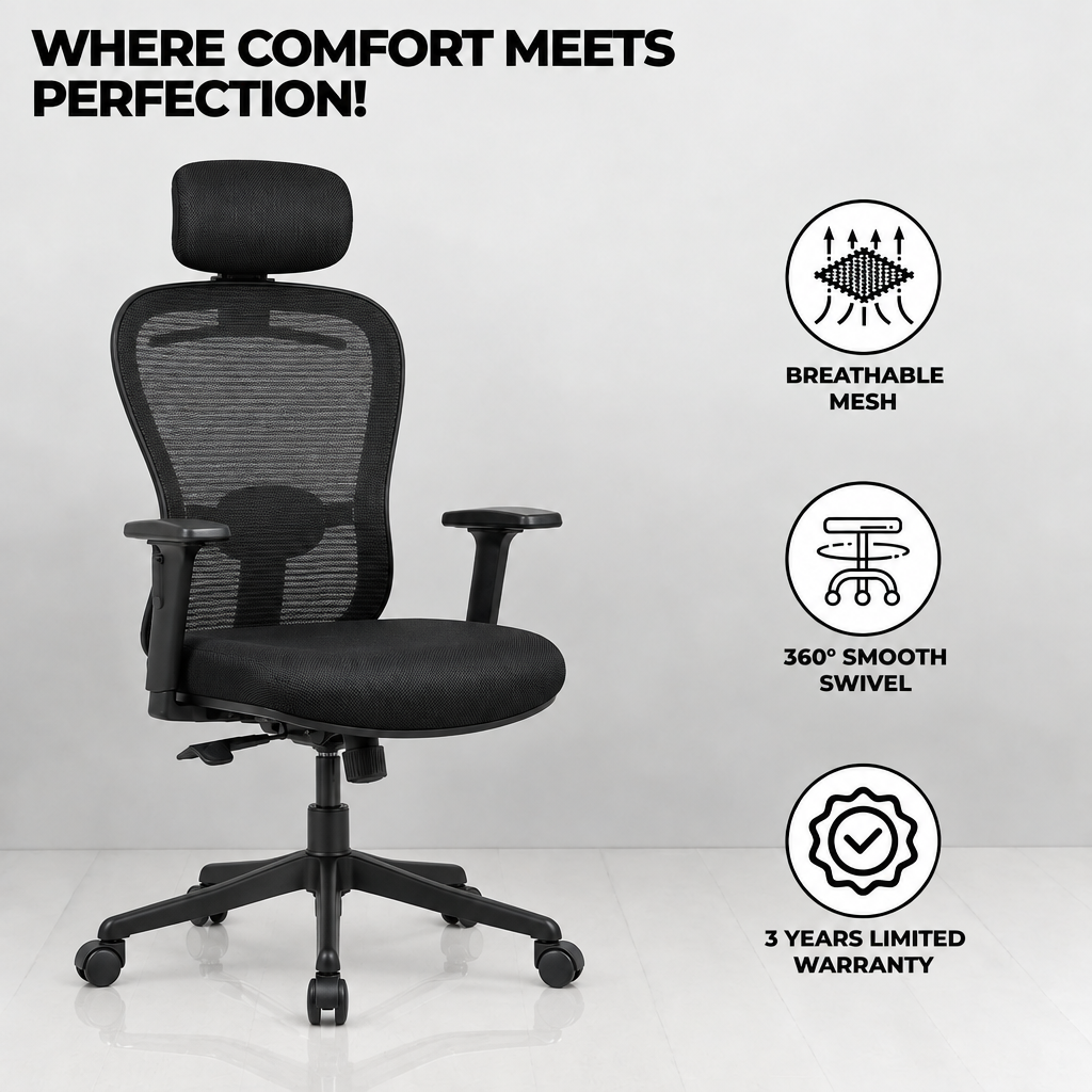 Sitvora Butterfly — Advanced High-Back Ergonomic Chair