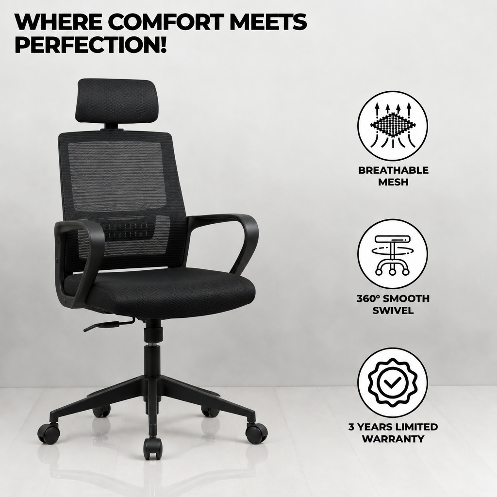 Sitvora Ecco — High-Back Ergonomic Office Chair