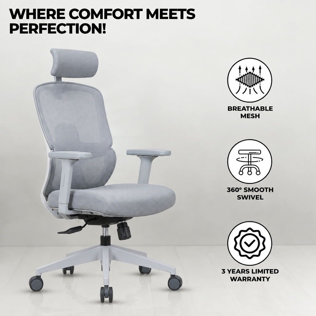 Sitvora Glanza — Advanced High-Back Ergonomic Chair