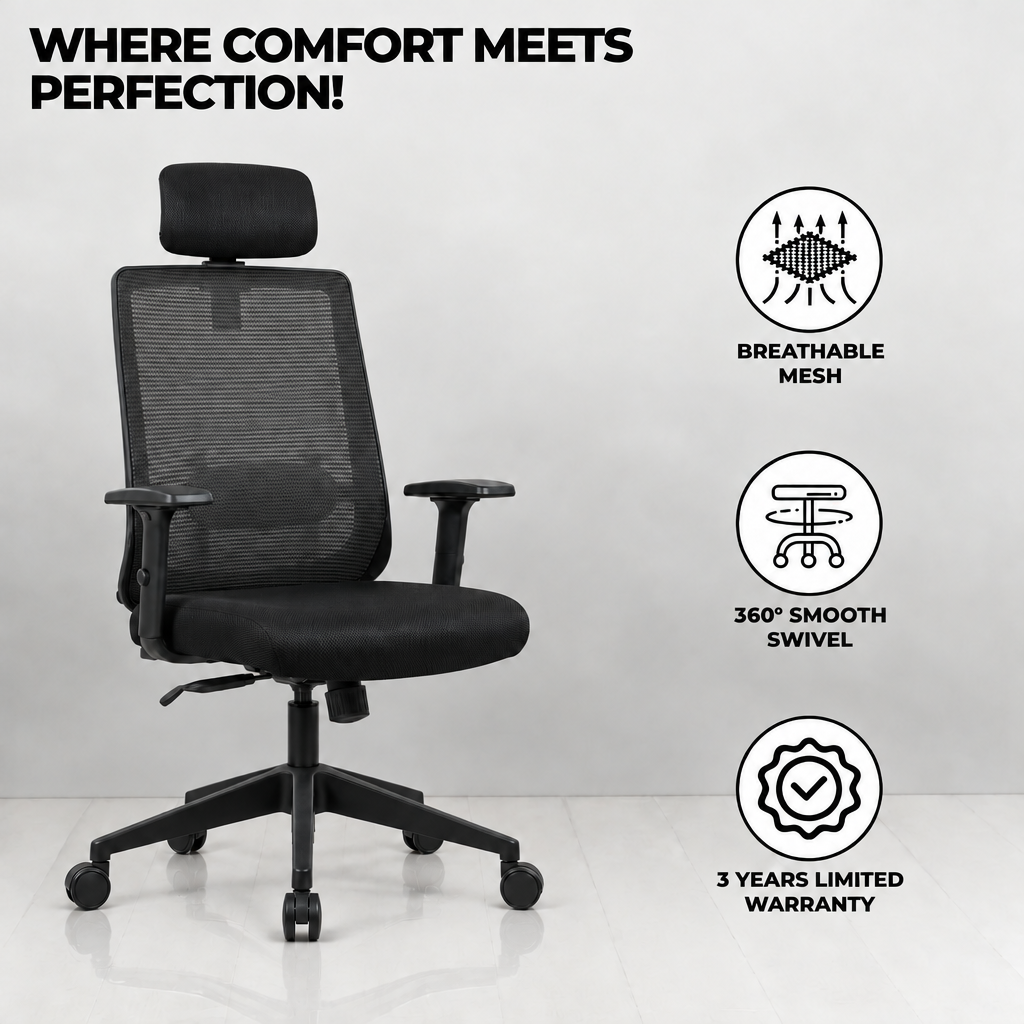 Sitvora Hilite — Advanced High-Back Ergonomic Chair