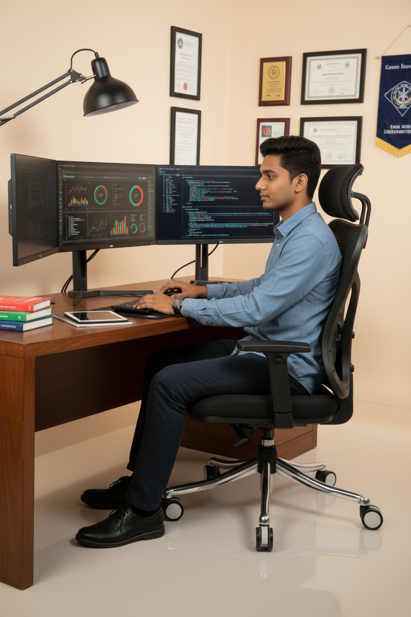 Sitvora Optimus — Advanced High-Back Ergonomic Chair (Flagship)