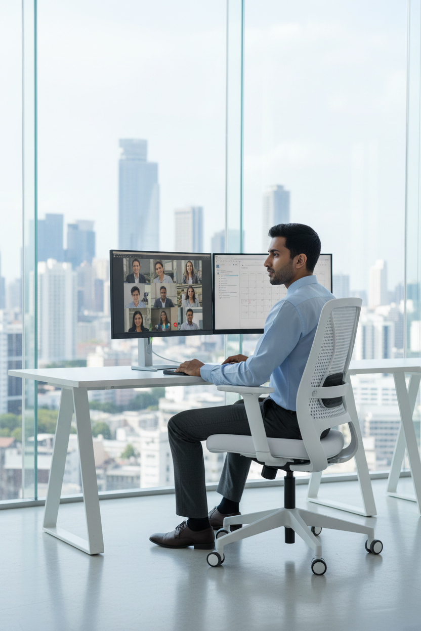 Sitvora Polar — Mid-Back Executive Ergonomic Chair