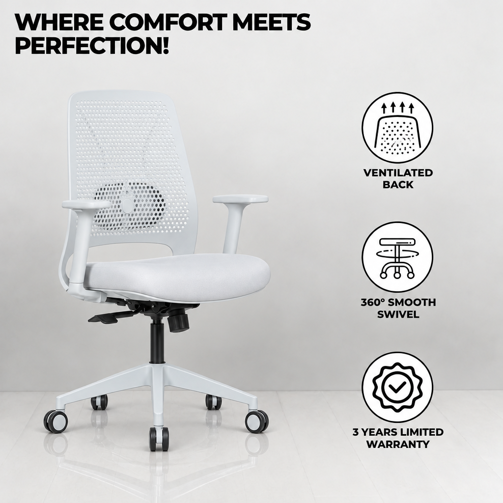 Sitvora Polar — Mid-Back Executive Ergonomic Chair