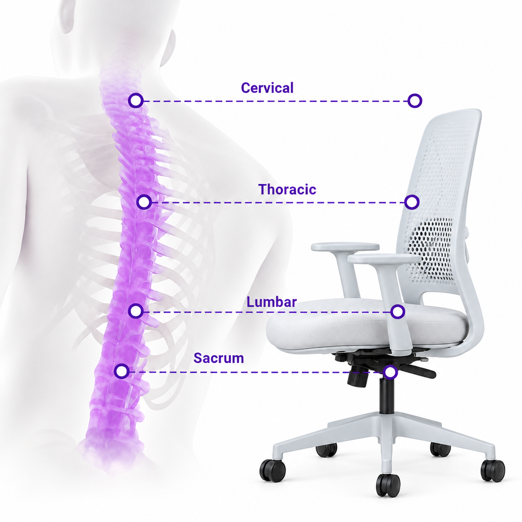 Sitvora Polar — Mid-Back Executive Ergonomic Chair