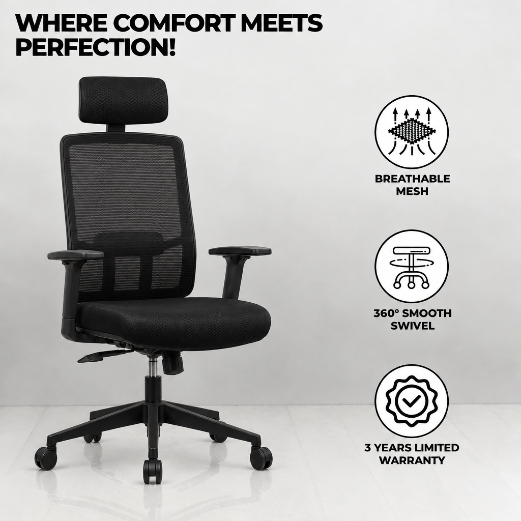 Sitvora Veloz — Advanced High-Back Ergonomic Chair
