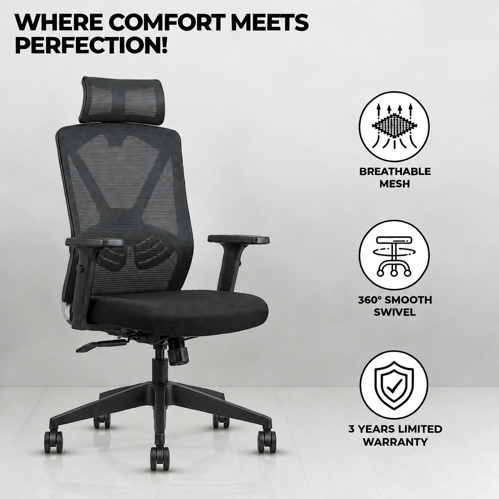 Sitvora Yaris — High-Back Ergonomic Office Chair